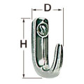 SS hook 47x27 mm