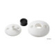 door stop, nylon+rubber,white