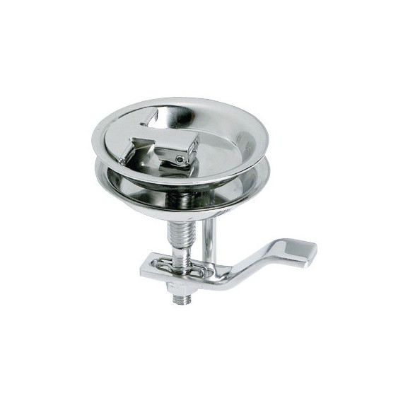 SS rise floor pull, diam.70mm