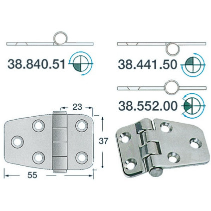 hinge reverse knot 55x37