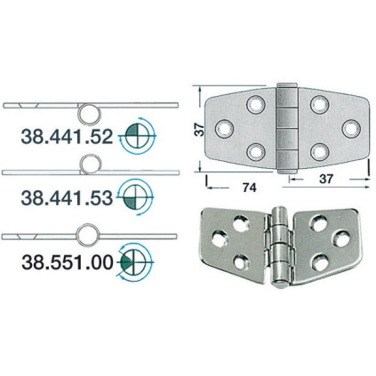 hinge reverse knot 74x37