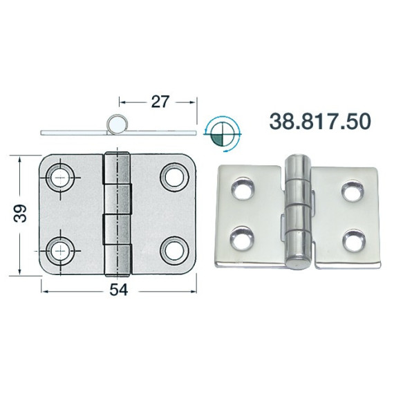 S.S hinge