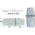 S.S hinge 97x38 mm