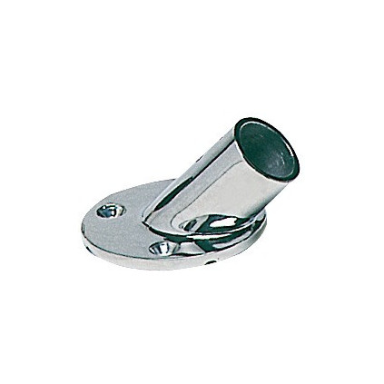 Osculati Round fitting for pulpit SS 45° 25 mm