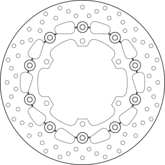 Brembo Serie Oro brakedisc floating