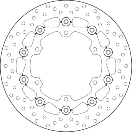 Brembo Serie Oro brakedisc floating