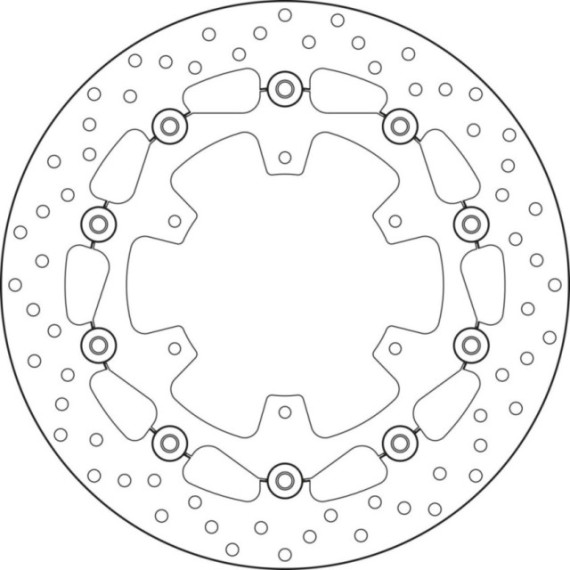 Brembo Serie Oro brakedisc floating