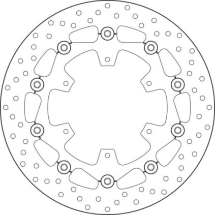 Brembo Serie Oro brakedisc floating