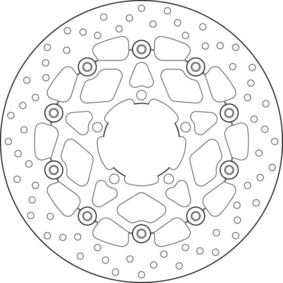  Brembo Serie Oro brakedisc floating