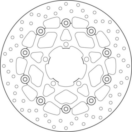  Brembo Serie Oro brakedisc floating