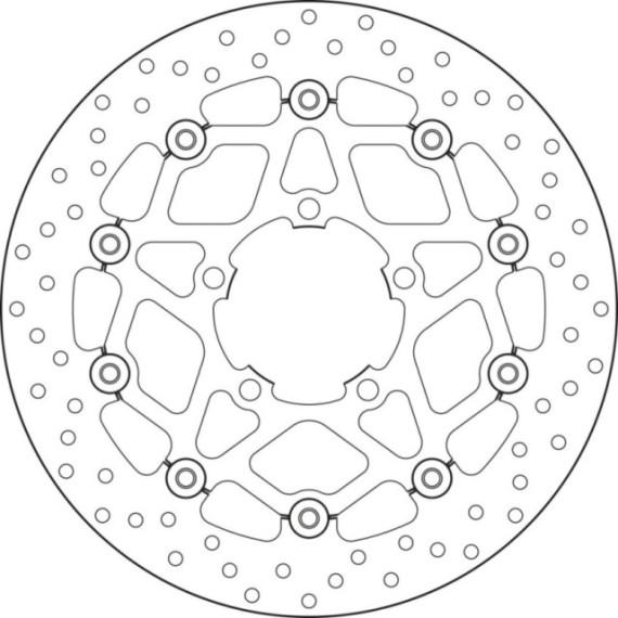  Brembo Serie Oro brakedisc floating