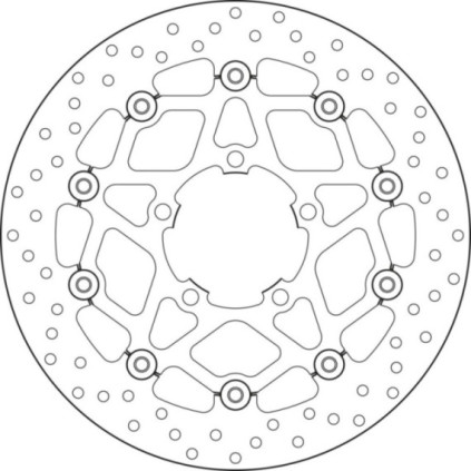  Brembo Serie Oro brakedisc floating