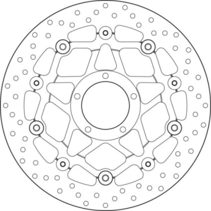  Brembo Serie Oro brakedisc floating