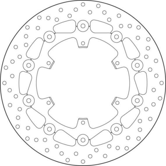  Brembo Serie Oro brakedisc floating