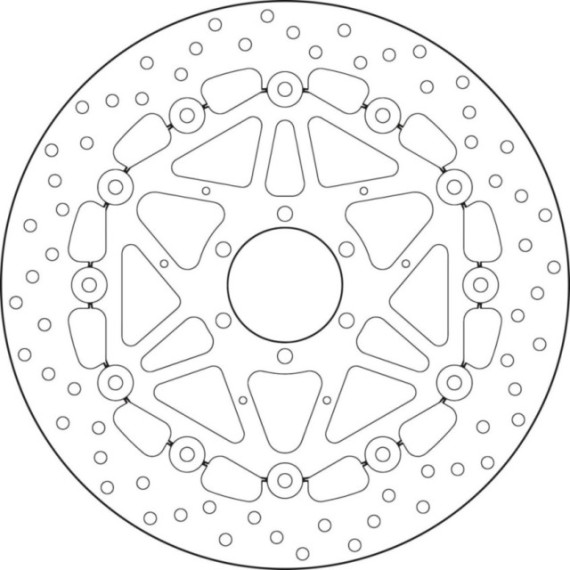  Brembo Serie Oro brakedisc floating