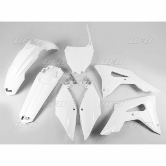 UFO Plastic kit 5-parts White 041 CRF250R 18- / CRF450R 2017-20 