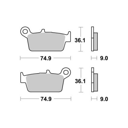 Sbs Brakepads Ceramic (690HF)