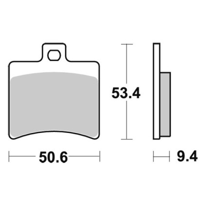 Sbs Brakepads Ceramic (747HF)