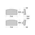 Sbs Brakepads Ceramic