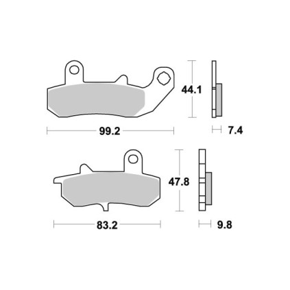 Sbs Brakepads Ceramic