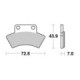 Sbs Brakepads Sintered Offroad