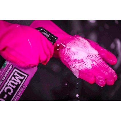 Muc-Off Deep Scrubber Gloves PINK M