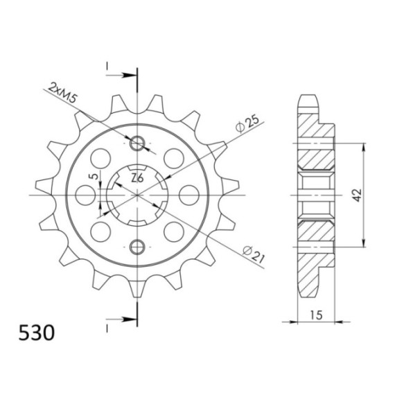Supersprox Front sprocket 492.15