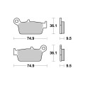   Sbs Brakepads Carbon Silver