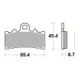 Sbs Brakepads Sintered