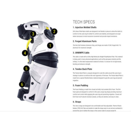 Mobius Tendon Back Plate yellow