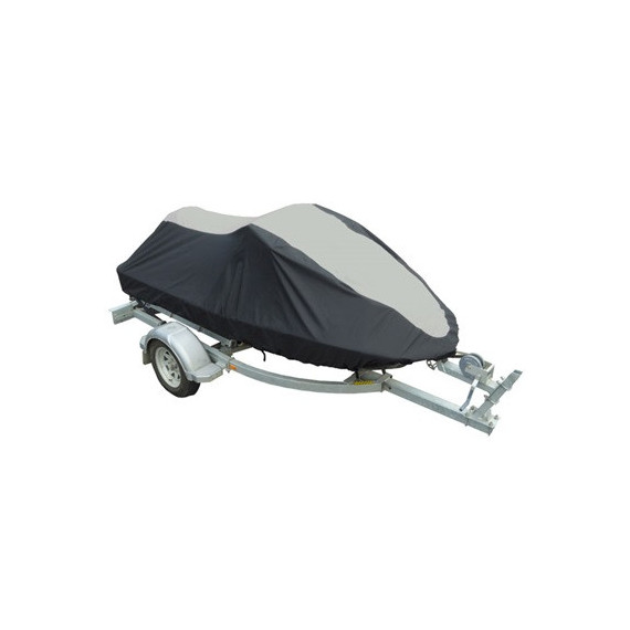 OS JET SKI COVER -2 TONE- BLACK/GREY 3.4M - 3.7M