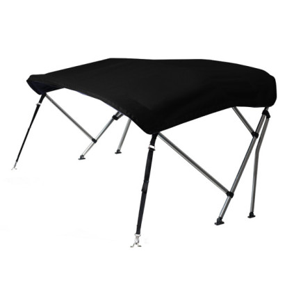 OS WHITEWATER PRO BIMINI 1.9 - 2.1M BLACK  SUNBRELLA