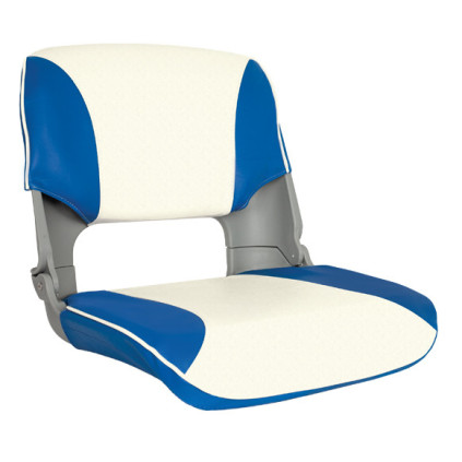 OS SKIPPER SEAT FOLDING UPHOLSTERED  BLUE/WHITE
