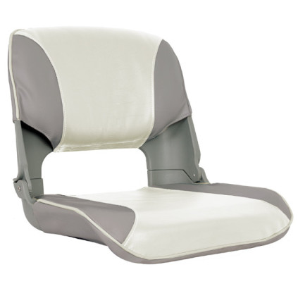 OS SKIPPER SEAT FOLDING UPHOLSTERED GREY/WHITE