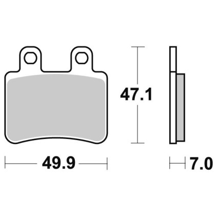 Sbs Brakepads HM Scooter
