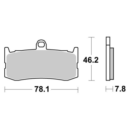 Sbs Brakepads Evo Sinter