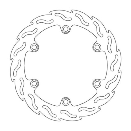 Moto-Master Flame Brakedisc rear Honda: CBR 1100 XX blackbird