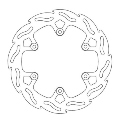 Moto-Master Flame Brakedisc rear GAS GAS