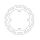 Moto-Master Flame Brakedisc rear KTM 85