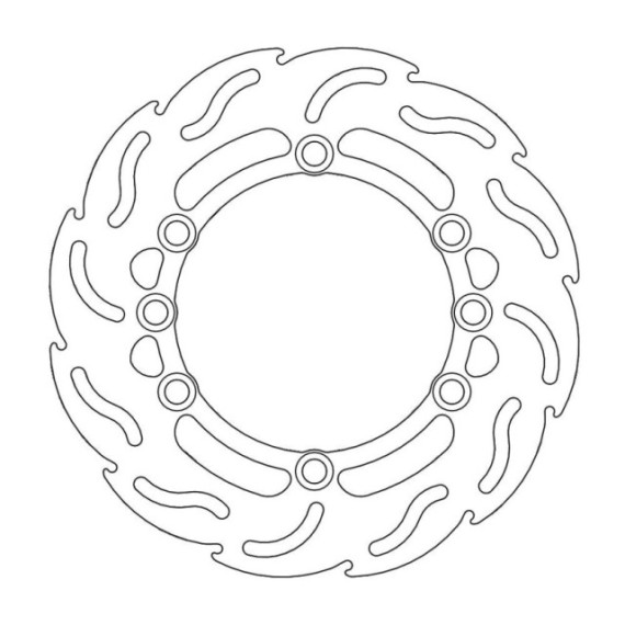 Moto-Master Flame Brakedisc rear Husqvarna