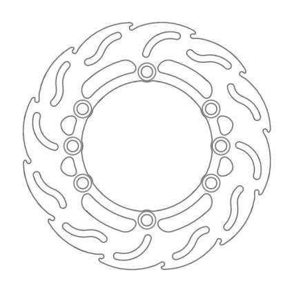 Moto-Master Flame Brakedisc rear Husqvarna