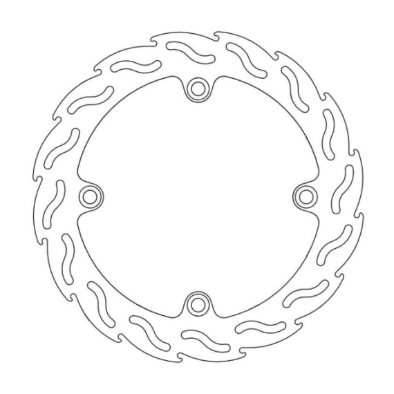 Moto-Master Flame Brakedisc rear Honda: XRV 750, Varadero 1000