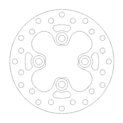 Moto-Master Brakedisc front Kawasaki: KFX 450, KFX 700
