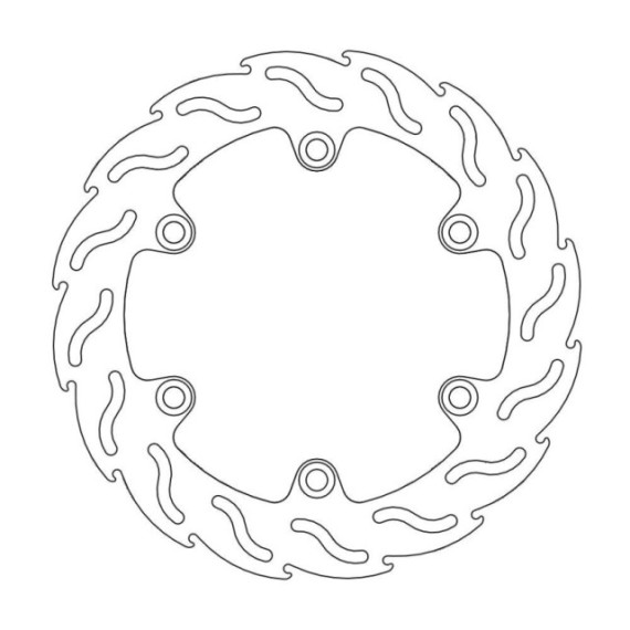 Moto-Master Flame Brakedisc rear Suzuki: GSX1300R, B-King
