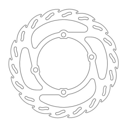 Moto-Master Flame Brakedisc front KTM SX50