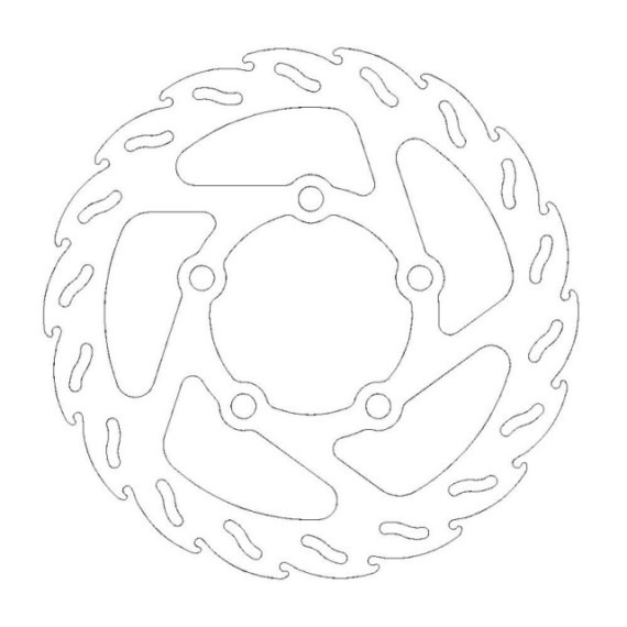 Moto-Master Flame Brakedisc rear KTM SX50