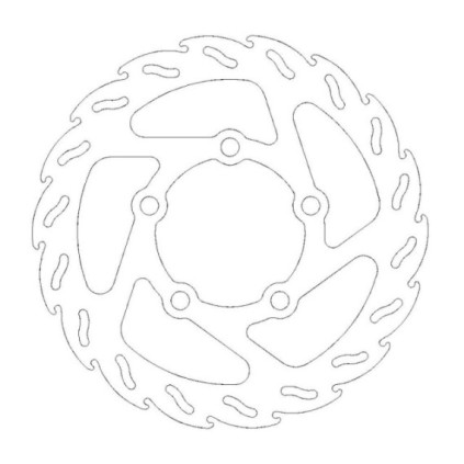 Moto-Master Flame Brakedisc rear KTM SX50