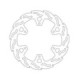 Moto-Master Flame Brakedisc rear Yamaha WR, WRF ,YZF (replaces 110069)