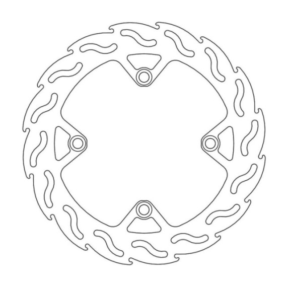 Moto-Master Flame Brakedisc rear Husqvarna 2011
