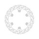 Moto-Master Flame Brakedisc front Vigor 650